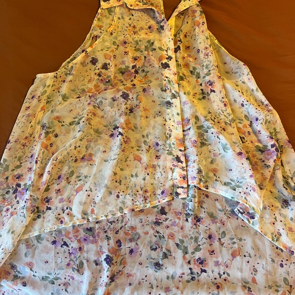 Forever 21 Multicolor Floral Blouse